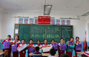 太原市晋源区开展“晋疆携手颂家乡 兵地心牵赞红脉”少先队手拉手活动